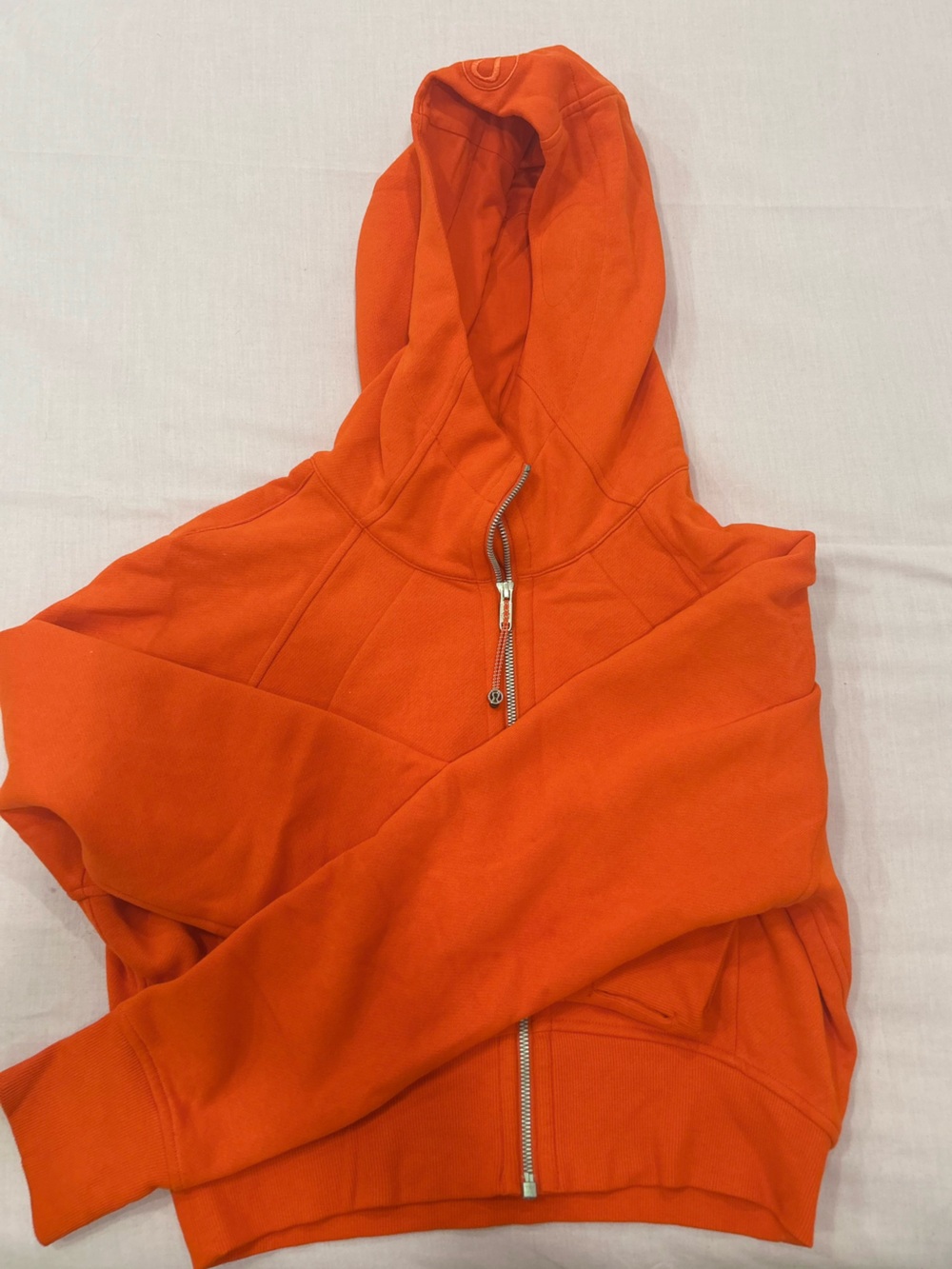lululemon athletica Orange Zip-Up Hoodie - Picture 2 of 3
